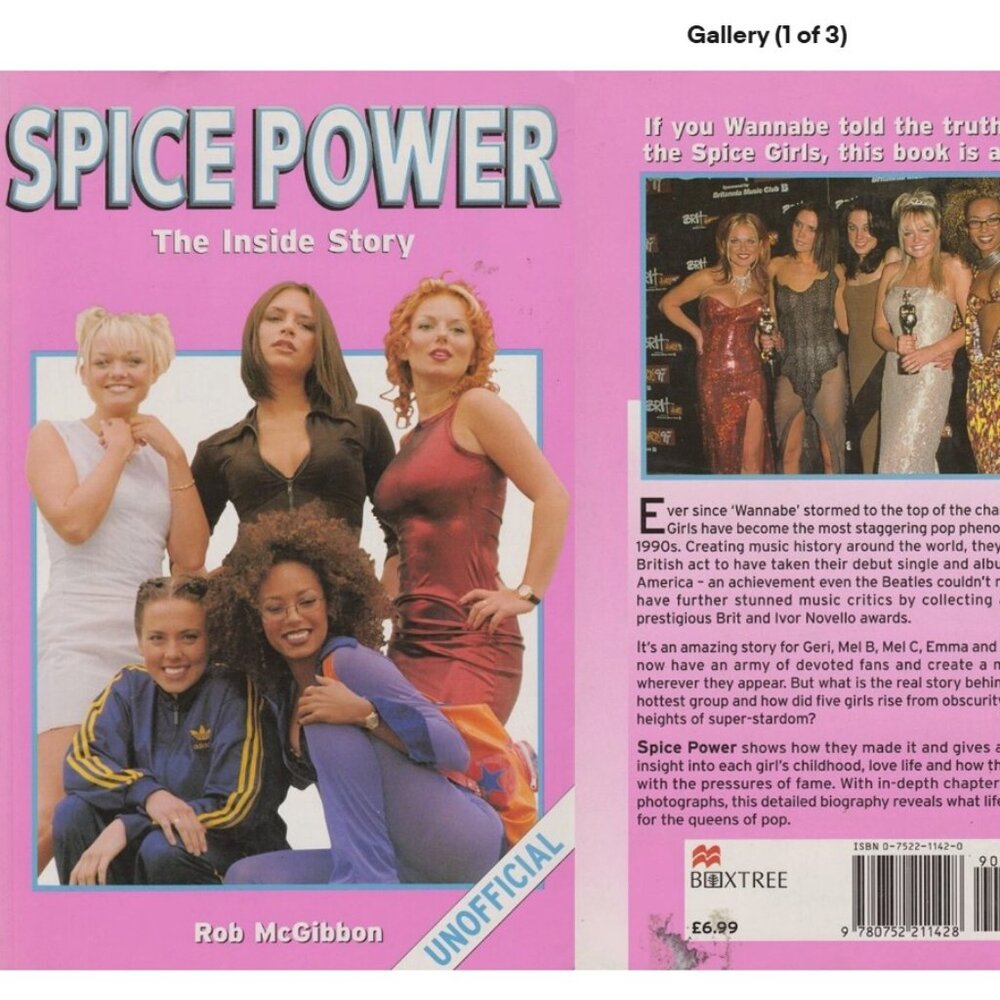 Spice Power The Inside Story Rob McGibbon MELANIE C Mel B Emma Bunton Spic Girls